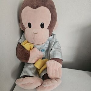 Vintage GUND Sleepy Curious George stuffed animal plush